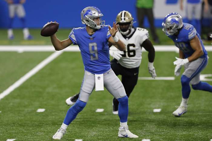 Detroit Lions quarterback Matthew Stafford